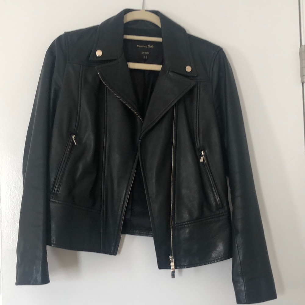 Massimo Dutti Leather Jacket